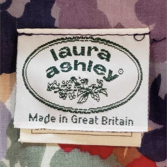 Vintage Laura Ashley Sun Dress Floral Sleeveless Cotton Size 8 Garden Party - Picture 5 of 12